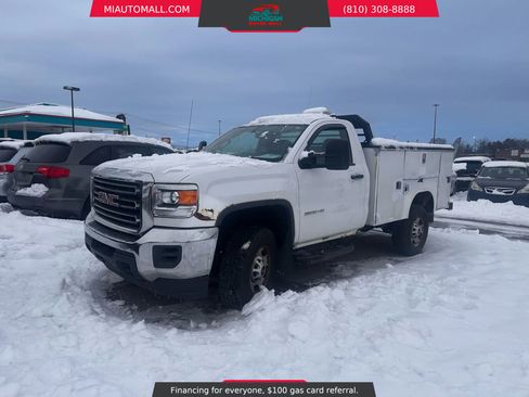Used 2015 GMC Sierra 2500 4x4 Regular Cab w/ Snow Plow Prep Package image 7