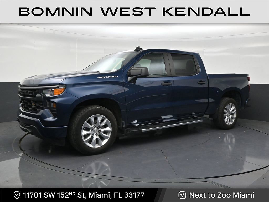 Used 2022 Chevrolet Silverado 1500 Custom RWD image 1