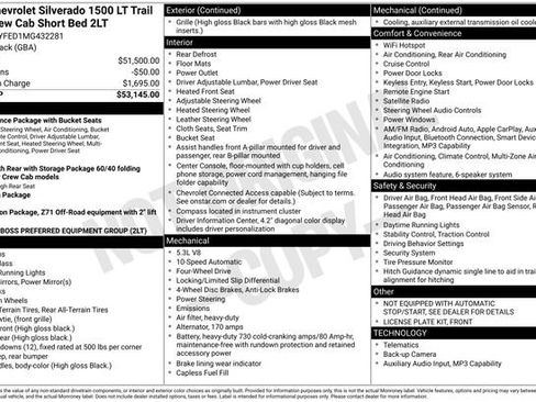 Certified 2021 Chevrolet Silverado 1500 LT Trail Boss AWD/4WD image 33