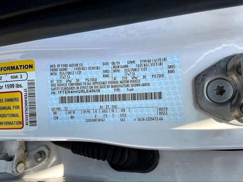 Used 2024 Ford Ranger XLT w/ FX4 Off-Road Package image 8