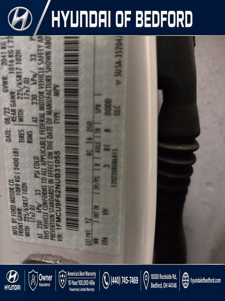 Used 2022 Ford Escape S AWD/4WD image 17