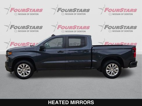 Used 2021 Chevrolet Silverado 1500 Custom w/ LPO, Dark Essentials Package RWD image 8