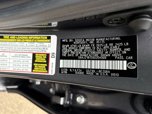 Certified 2025 Lexus ES 350 F Sport image 35