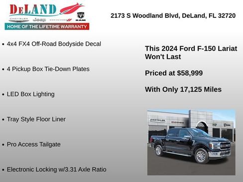 Used 2024 Ford F150 Lariat w/ Bed Utility Package AWD/4WD image 24