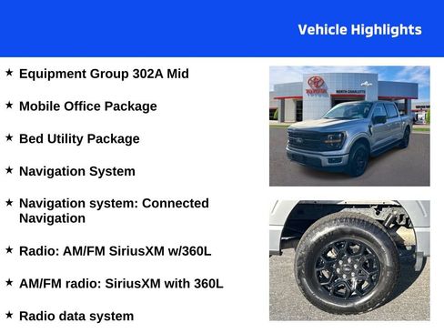Used 2024 Ford F150 XLT w/ Equipment Group 302A MID AWD/4WD image 4