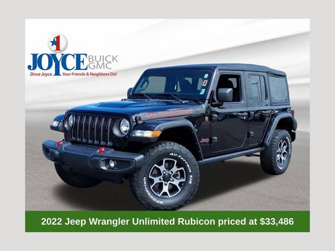Used 2022 Jeep Wrangler Unlimited Rubicon w/ Cold Weather Group AWD/4WD image 1