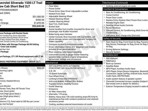 Used 2021 Chevrolet Silverado 1500 LT Trail Boss AWD/4WD image 42