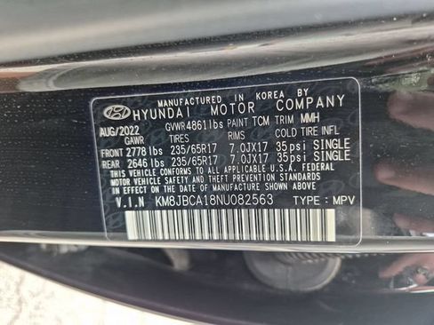 Used 2022 Hyundai Tucson Blue AWD/4WD image 30