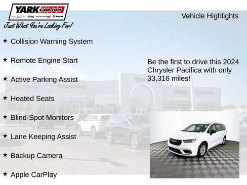 Certified 2024 Chrysler Pacifica Touring-L image 12