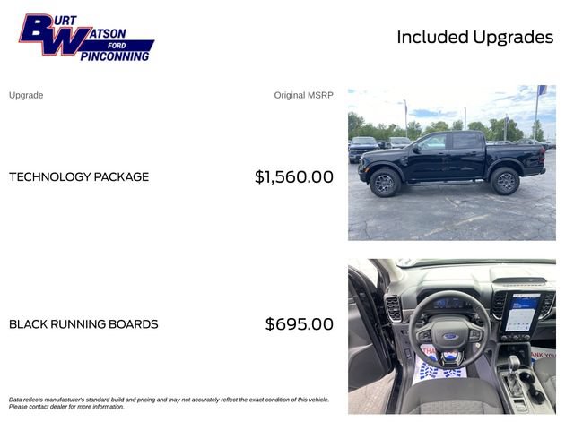 Used 2024 Ford Ranger XLT w/ Technology Package AWD/4WD image 4