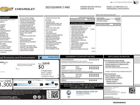 Used 2022 Chevrolet Equinox LT AWD/4WD image 12