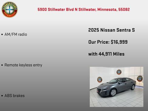 Used 2025 Nissan Sentra S FWD image 5