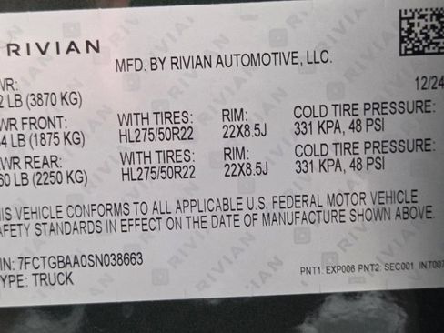 Used 2025 Rivian R1T Adventure AWD/4WD image 33