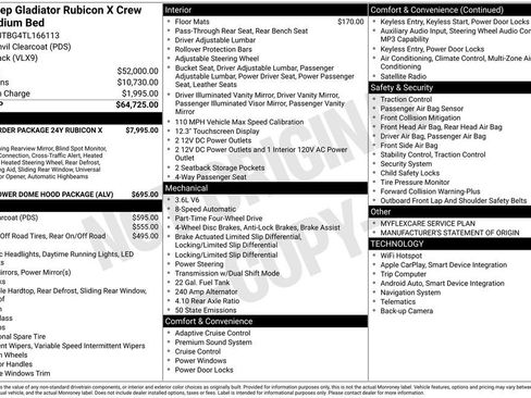New 2026 Jeep Gladiator Rubicon AWD/4WD image 21