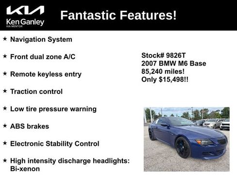 Used 2007 BMW M6 Coupe image 2