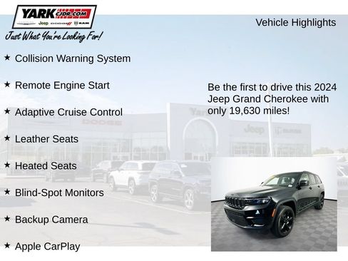 Certified 2024 Jeep Grand Cherokee Altitude AWD/4WD image 13