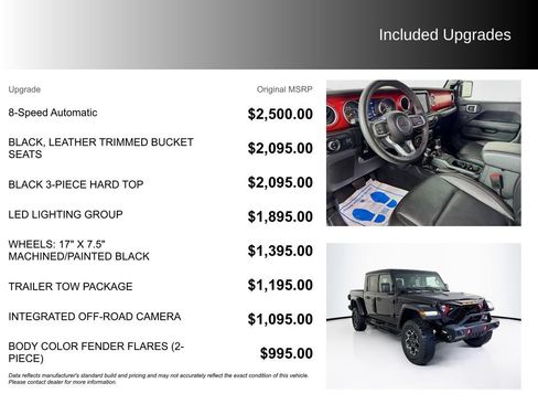 Used 2023 Jeep Gladiator Rubicon w/ LED Lighting Group AWD/4WD image 5