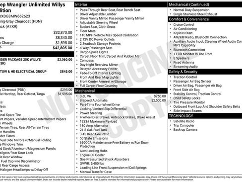 Used 2021 Jeep Wrangler Unlimited Sport image 15