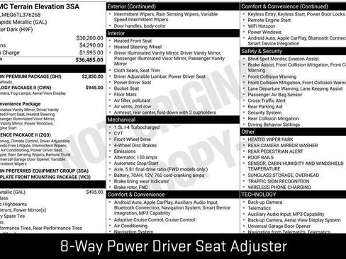New 2026 GMC Terrain Elevation w/ Elevation Premium Package FWD image 7