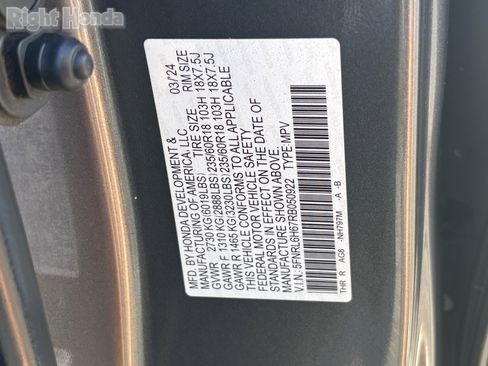 Used 2024 Honda Odyssey EX-L image 30