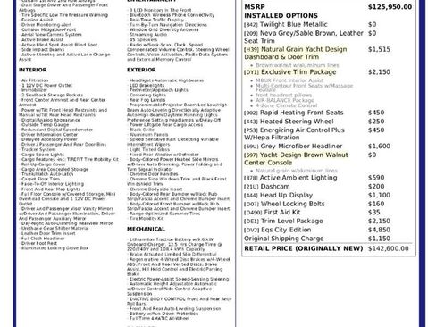 Used 2023 Mercedes-Benz EQS 580 4MATIC Sedan image 47