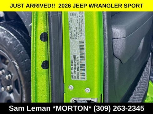 New 2026 Jeep Wrangler Sport image 25