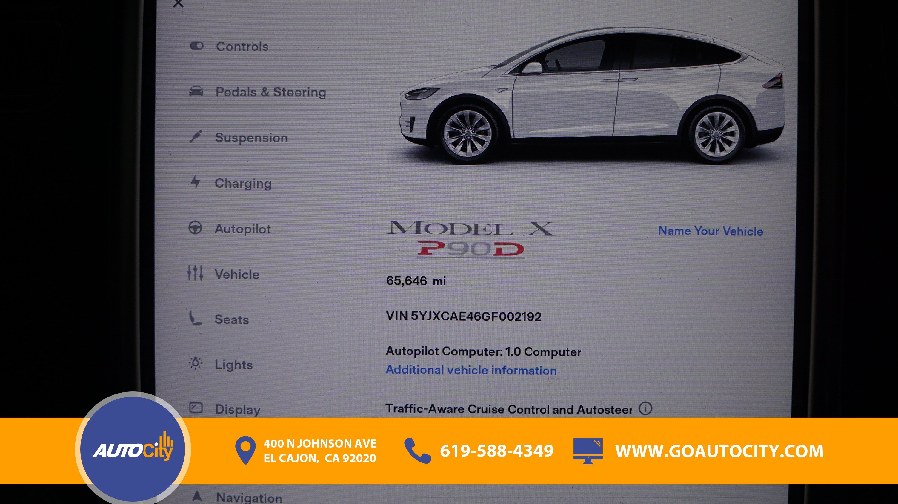Used 2016 Tesla Model X P90D AWD/4WD image 3