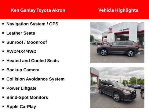 Used 2021 Subaru Ascent Touring w/ Popular Package #2A AWD/4WD image 2