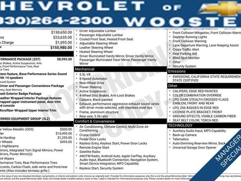 Used 2024 Chevrolet Corvette Z06 w/ Z07 Performance Package image 40