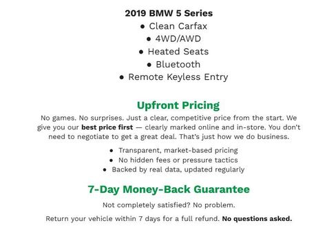 Used 2019 BMW M550i xDrive w/ Premium Package 2 image 2