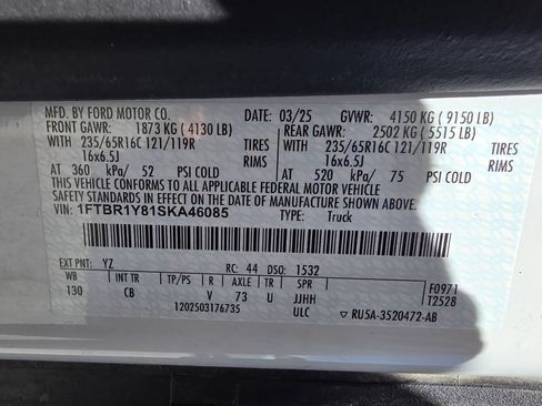 Used 2025 Ford Transit 250 Low Roof w/ Exterior Upgrade Package RWD image 32