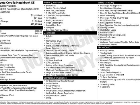 Used 2023 Toyota Corolla SE FWD image 6