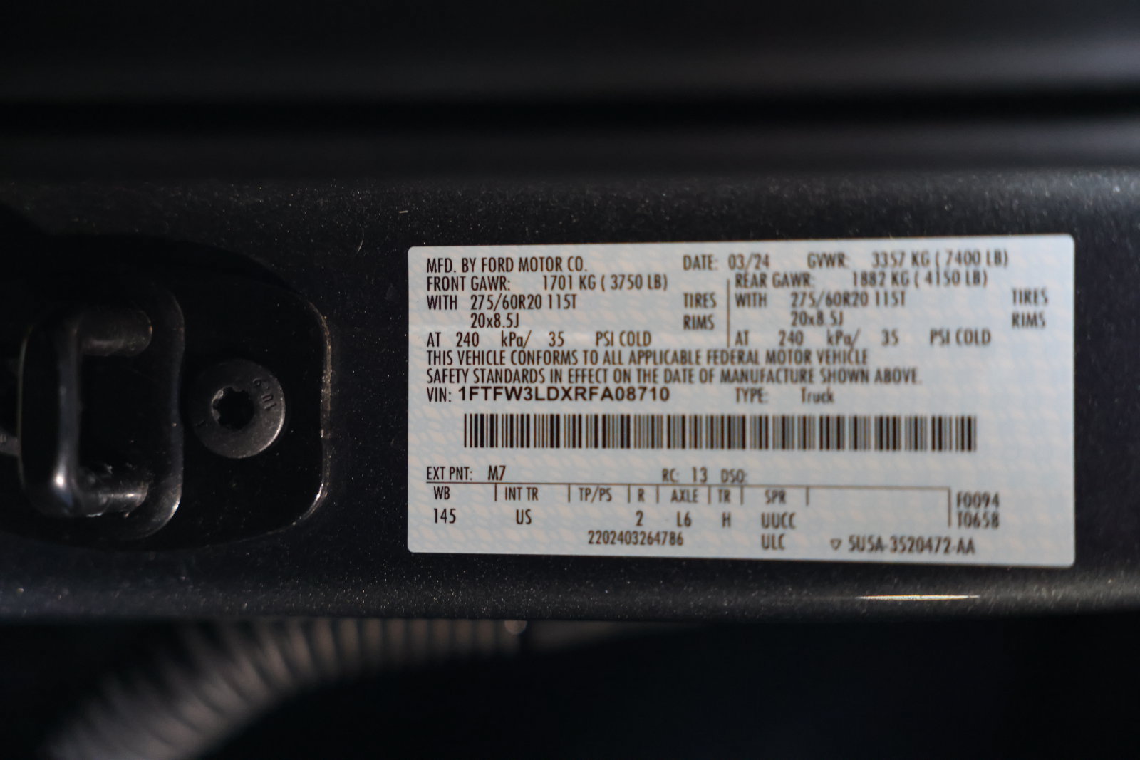 Certified 2024 Ford F150 XLT w/ Equipment Group 302A MID AWD/4WD image 37