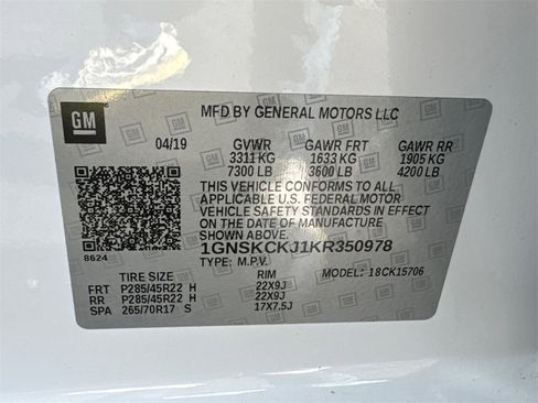 Used 2019 Chevrolet Tahoe Premier w/ RST 6.2L Performance Edition image 33