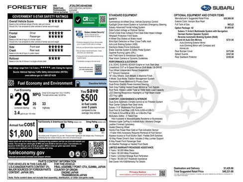 Used 2025 Subaru Forester Limited AWD/4WD image 3