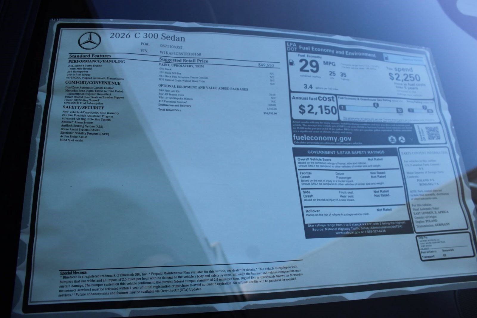 Certified 2026 Mercedes-Benz C 300 Sedan image 32