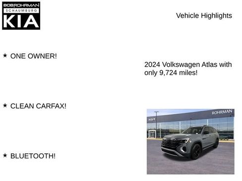 Used 2024 Volkswagen Atlas Peak Edition SE AWD/4WD image 7