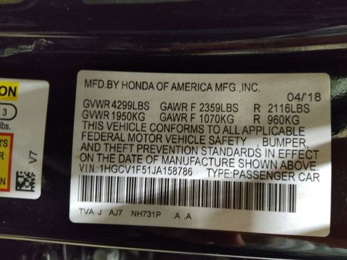 Used 2018 Honda Accord EX-L image 33