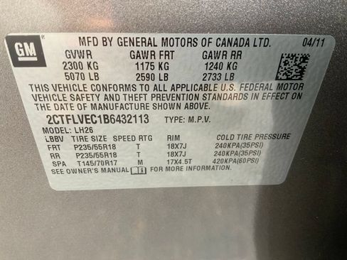 Used 2011 GMC Terrain SLT w/ Cargo Package AWD/4WD image 25
