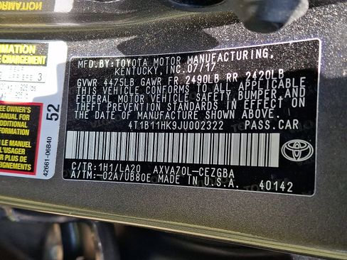 Used 2018 Toyota Camry XLE w/ Protection Package (Q2) FWD image 29