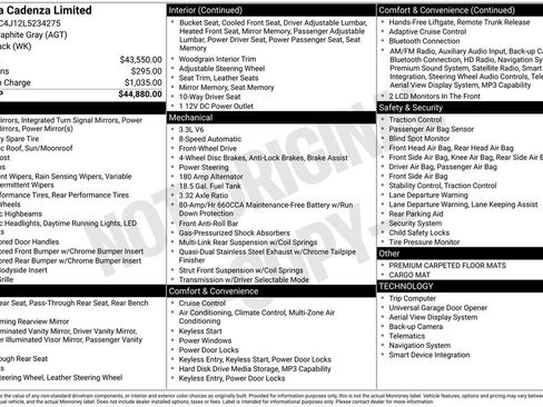 Used 2020 Kia Cadenza Limited image 11
