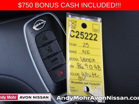 New 2025 Nissan Versa SV w/ Trunk Package image 19