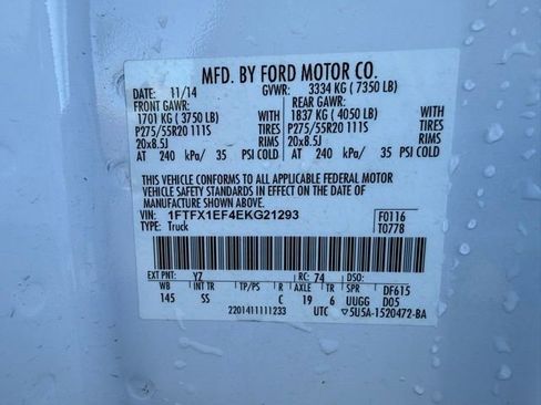 Used 2014 Ford F150 STX w/ Equipment Group 201A Mid image 16