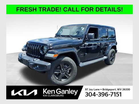 Used 2021 Jeep Wrangler Unlimited Sahara AWD/4WD image 1