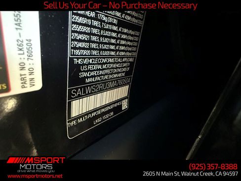 Used 2021 Land Rover Range Rover Sport HST AWD/4WD image 30