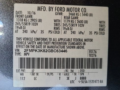 Used 2016 Ford Edge Titanium w/ Technology Package FWD image 33