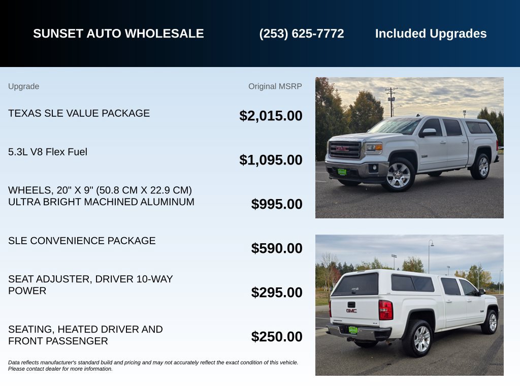 Used 2014 GMC Sierra 1500 SLE w/ Texas SLE Value Package RWD image 22