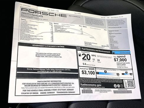 New 2026 Porsche 911 Carrera GTS RWD image 14
