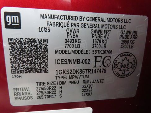 Used 2026 GMC Yukon Denali w/ Denali Reserve Package image 79