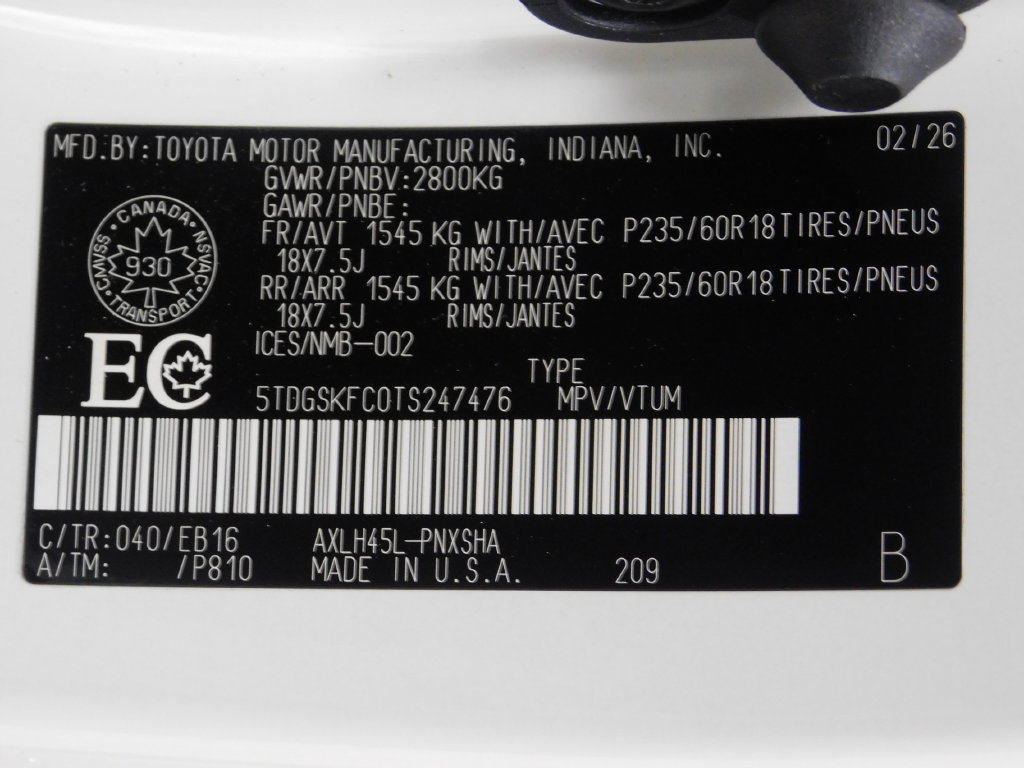 Used 2026 Toyota Sienna XSE AWD/4WD image 71